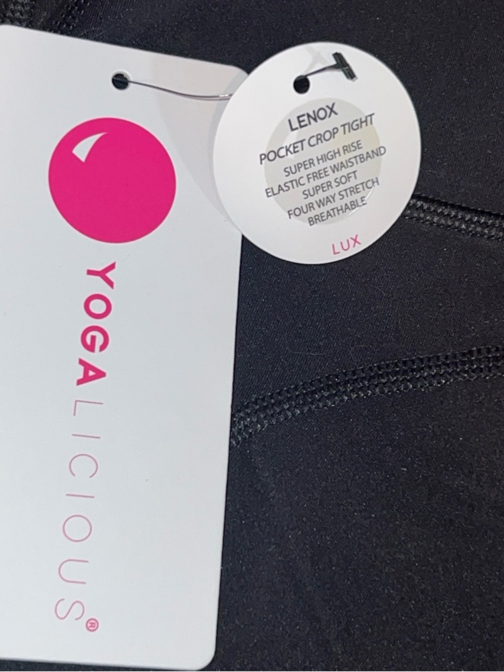 Yogalicious Lux Lenox Pocket Crop Tight Leggings - Picture 11 of 16